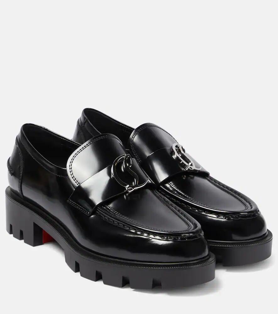 Christian Louboutin CL Moc Lug leather loafers Cover