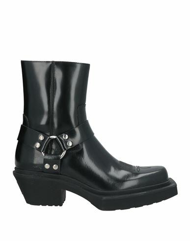 Vtmnts Man Ankle boots Black Bull skin Cover