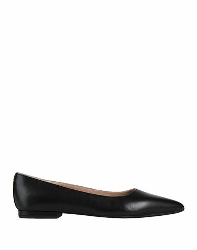 Lauren Ralph Lauren Londyn Burnished Leather Ballet Flat Woman Ballet flats Black Bovine leather Cover