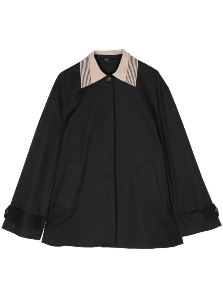 Paul Smith contrasting-collar jacket - Black Cover