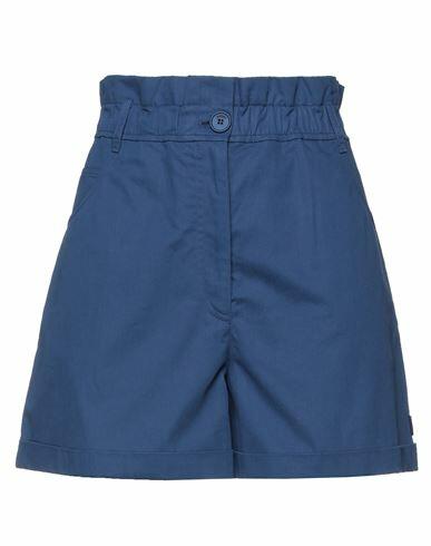 Kenzo Woman Shorts & Bermuda Shorts Midnight blue Cotton Cover