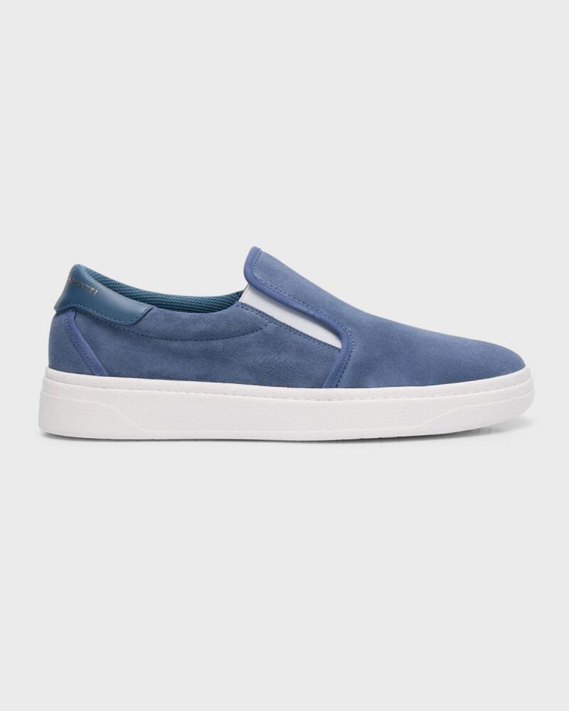 Giuseppe Zanotti Men's Gz94 Suede Slip-On Sneakers Cover