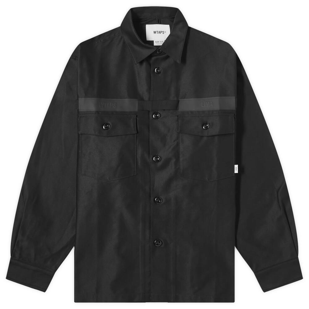 WTAPS Men's 02 Shirt Jacket in Black Cover