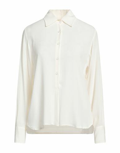 Grifoni Woman Shirt White Acetate, Silk Cover