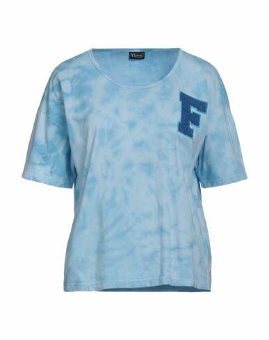 Freddy Woman T-shirt Sky blue Cotton Cover