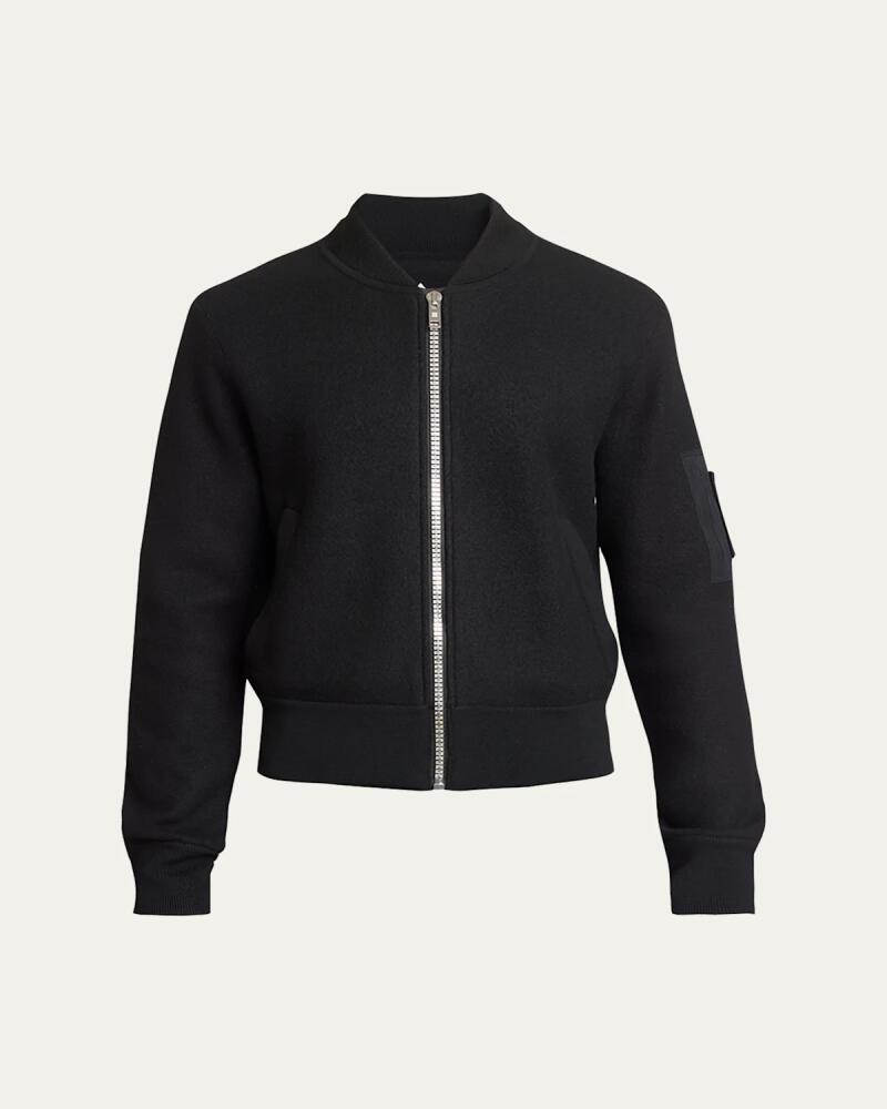 Givenchy Men's Felted Wool Bomber Jacket Cover