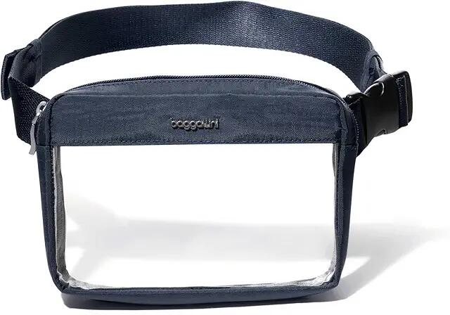 Baggallini Clear Stadium Belt Bag (French Navy) Handbags Cover