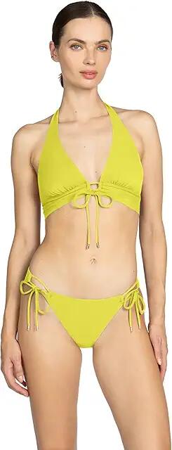 Robin Piccone Aubrey Side Tie Bottoms (Honeydrew) Women's Swimwear Cover