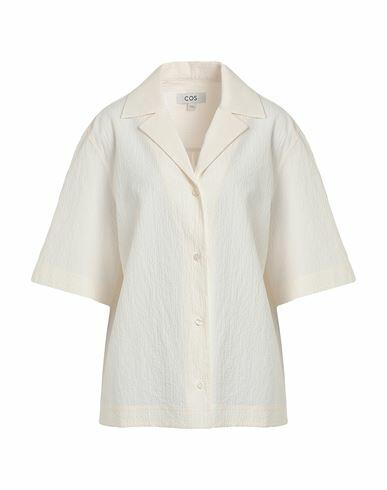 Cos Woman Shirt Ivory Cotton, Elastane Cover