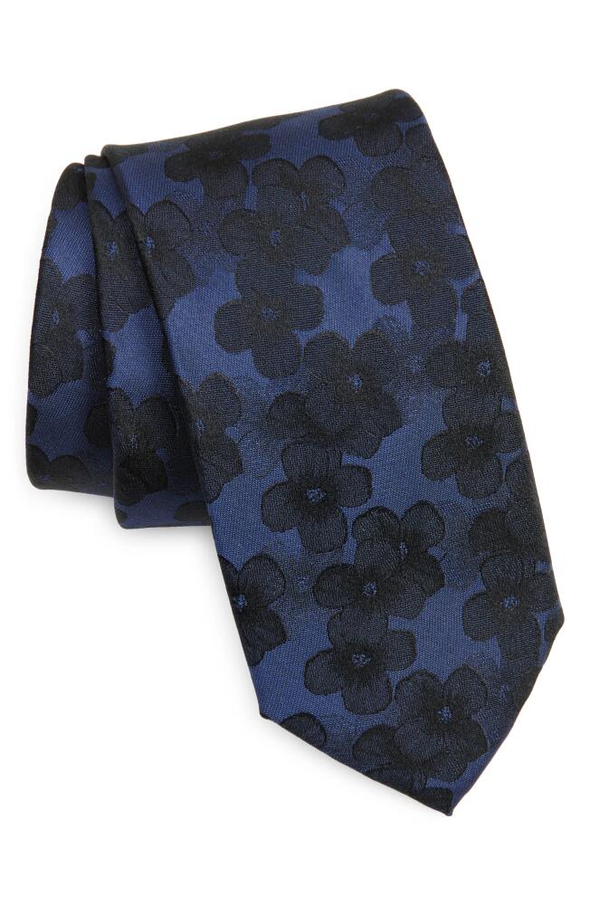 Nordstrom Ransley Floral Jacquard Silk Tie in Navy Cover