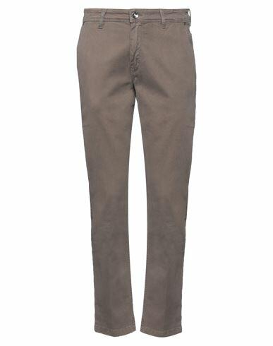 Re_hash Man Pants Khaki Cotton, Elastane Cover