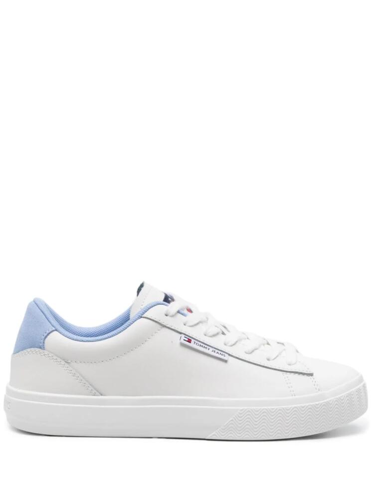 Tommy Jeans Cupsole leather sneakers - White Cover