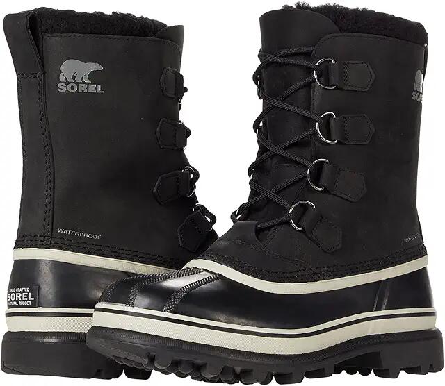 SOREL Caribou (Black/Dark Stone) Men's Cold Weather Boots Cover