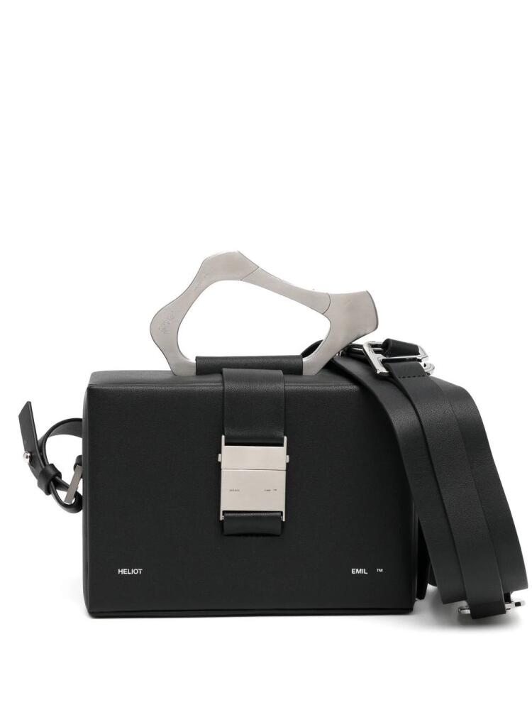 HELIOT EMIL leather box-bag - Black Cover