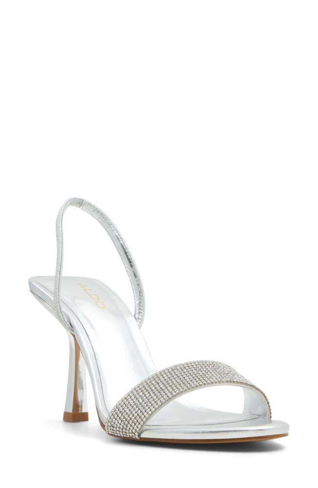 ALDO Saje Slingback Sandal in Silver Cover