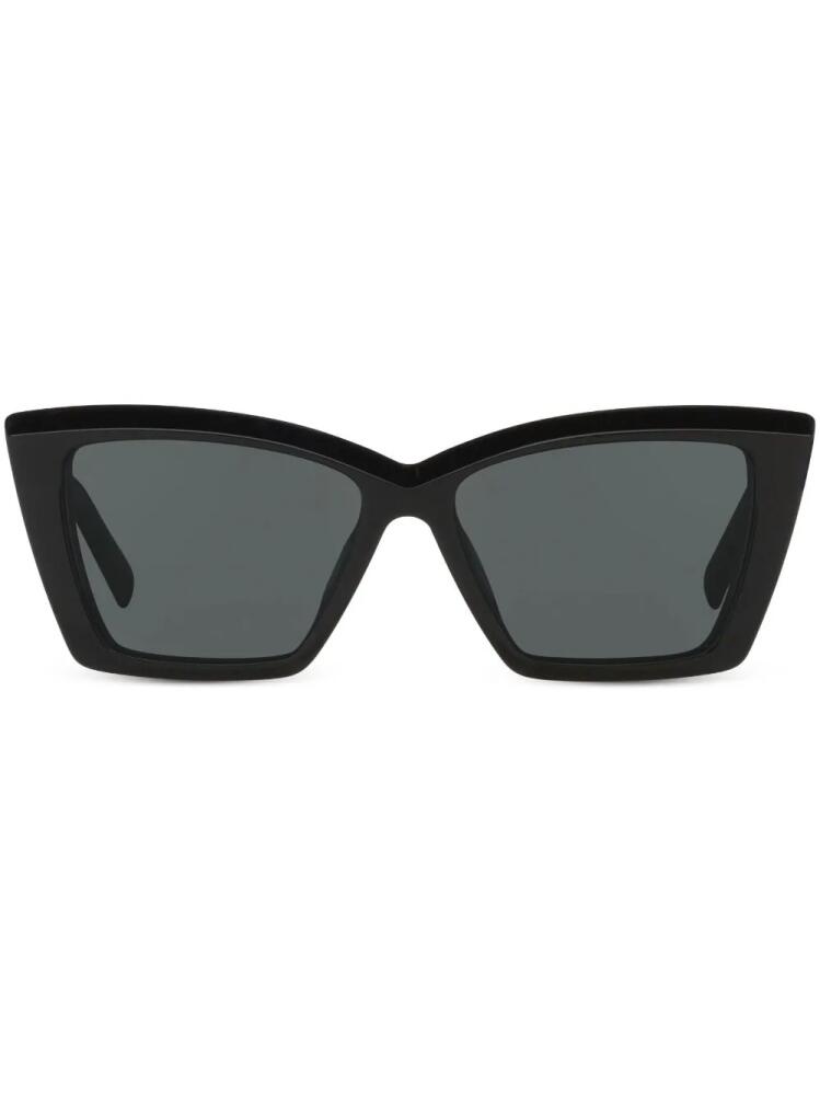 Saint Laurent Eyewear printed cat-eye sunglasses - Black Cover