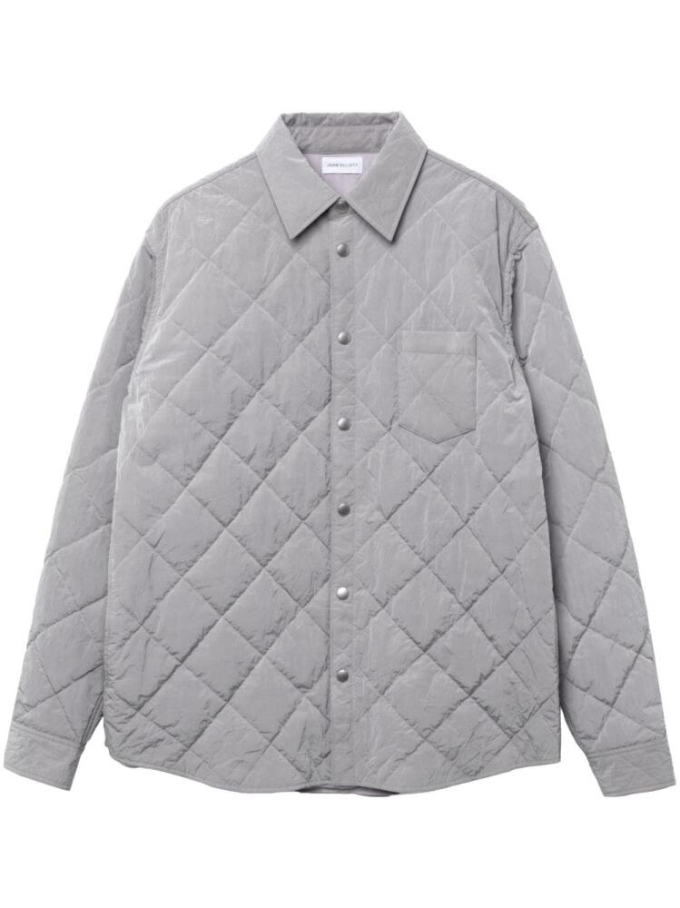 John Elliott classic-collar quilted jacket - Grey Cover