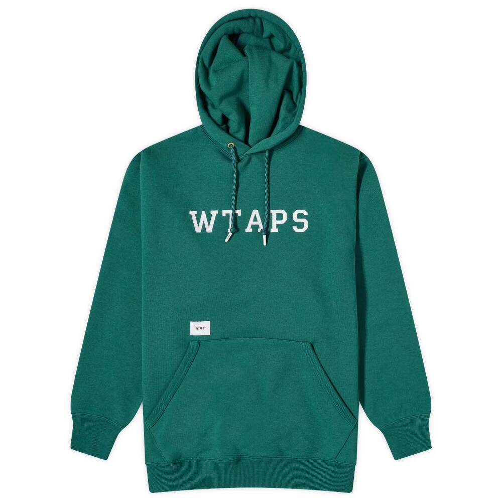 WTAPS Men's 04 Popover Hoodie in Green Cover