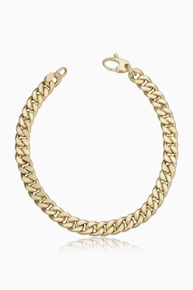 Oradina 14K Yellow Gold Estate Cuban Bracelet Cover