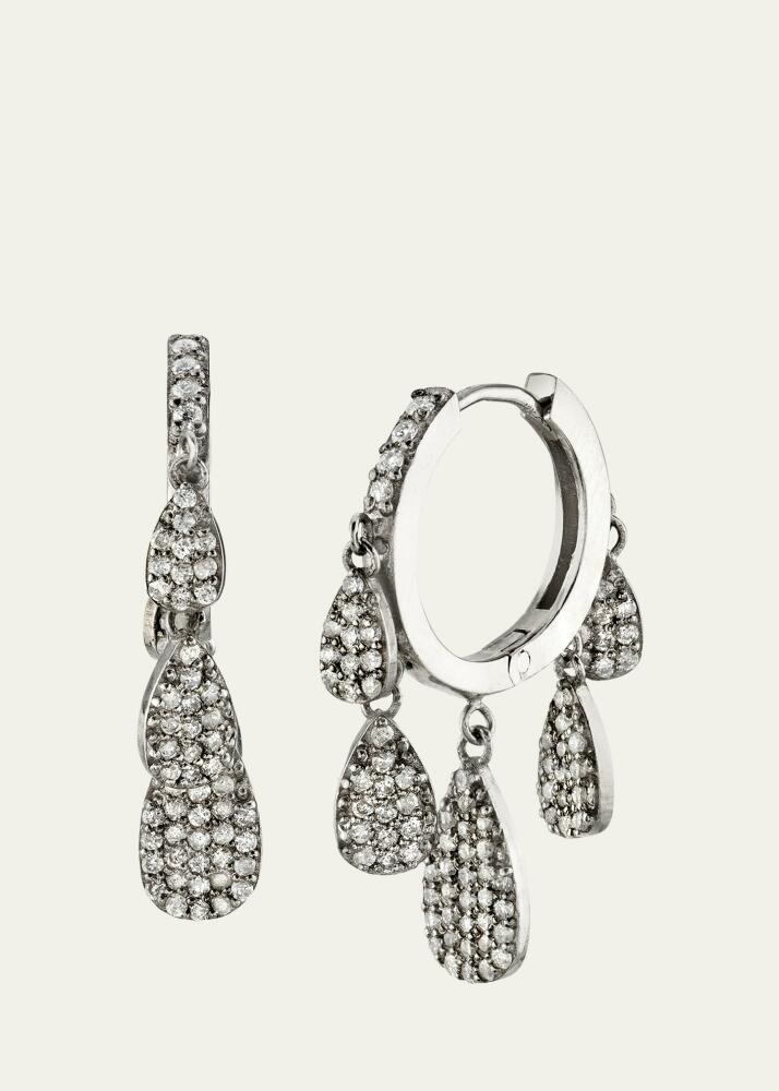 Sheryl Lowe Pave Diamond 5 Shaker Earrings Cover