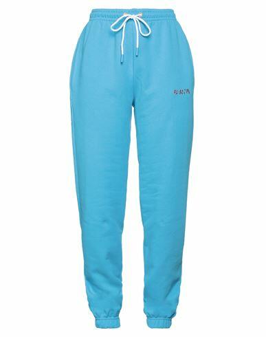 Berna Woman Pants Azure Cotton Cover