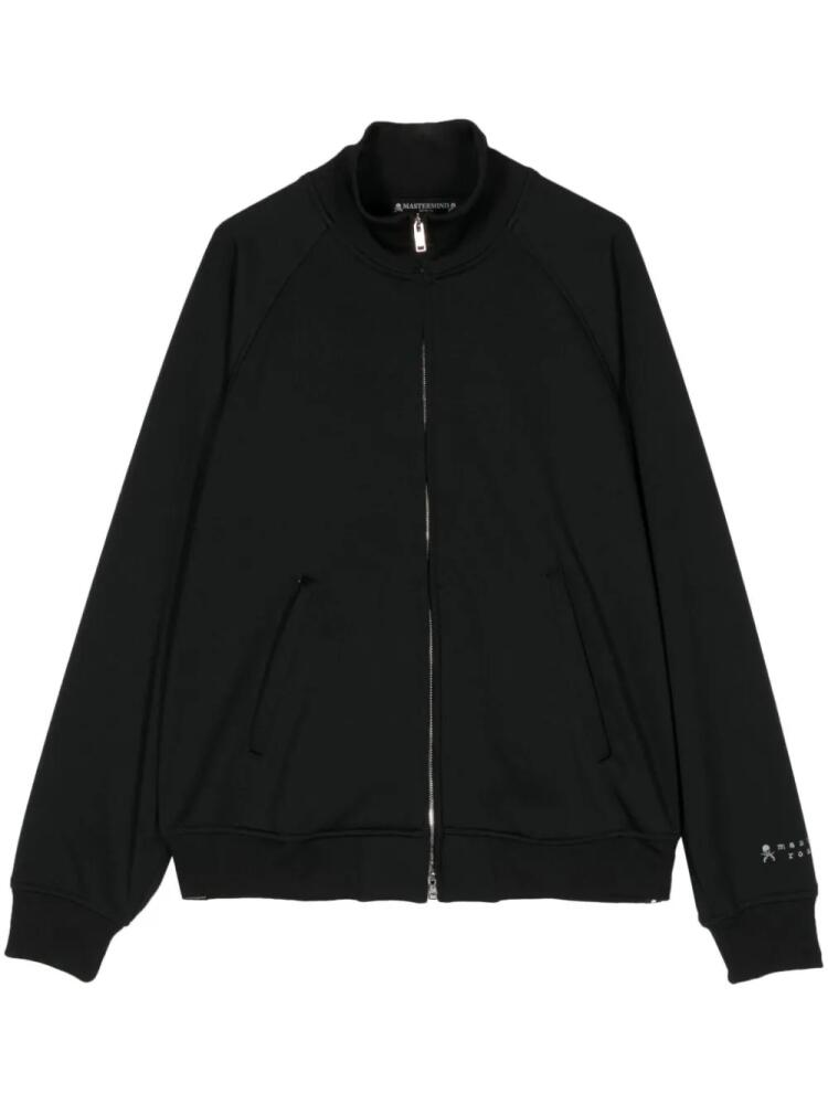 Mastermind World skull-embroidered track jacket - Black Cover