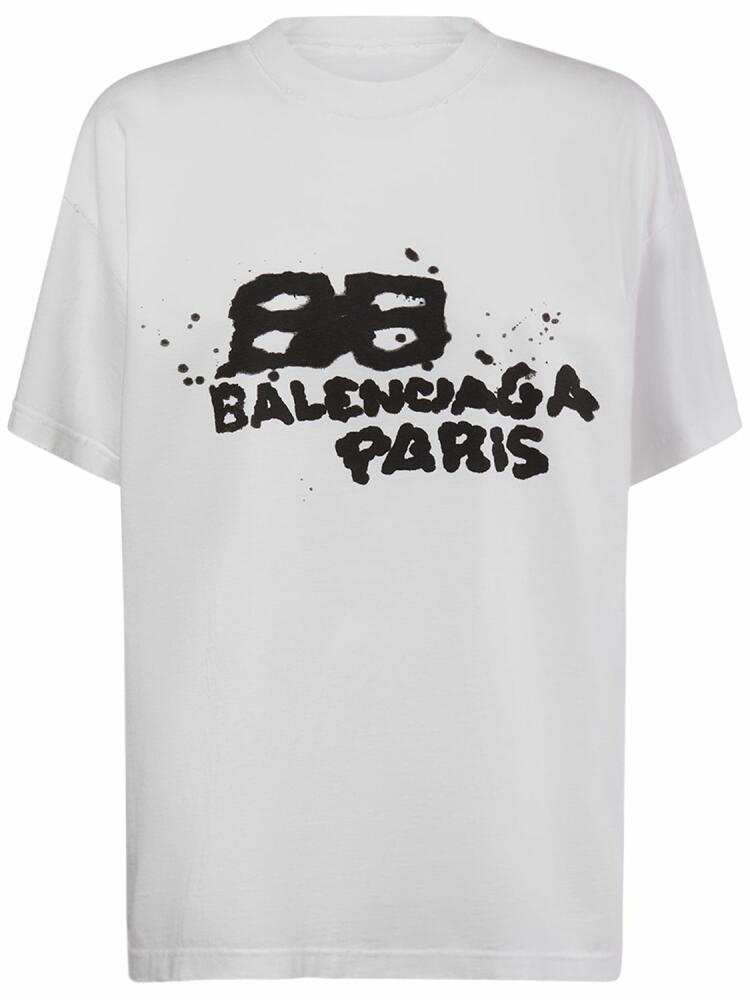 BALENCIAGA Medium Fit Cotton T-shirt Cover