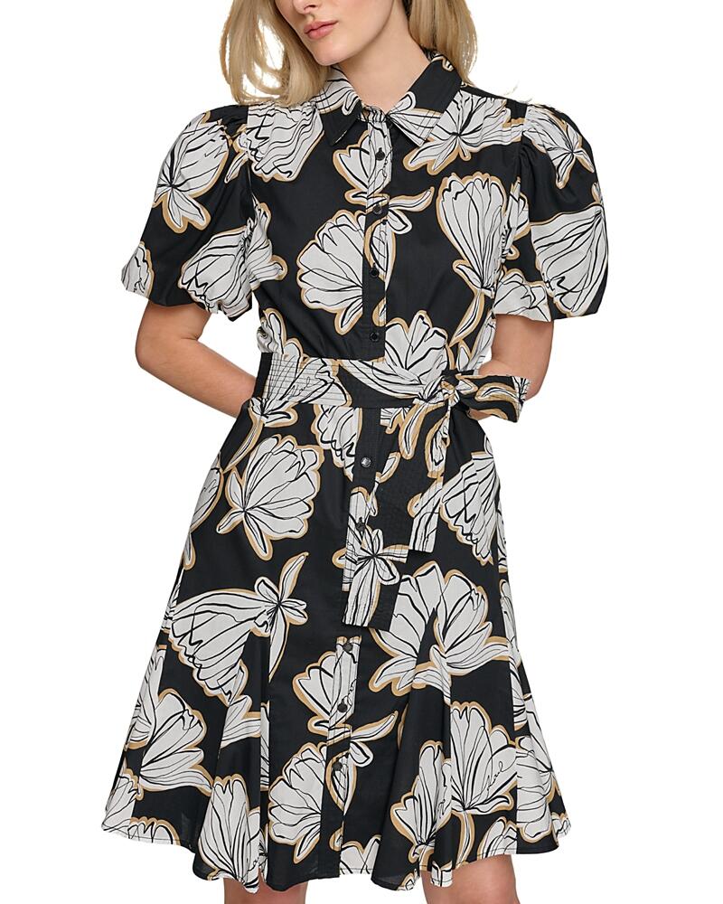 Karl Lagerfeld Paris Fit and Flare Printed Dress Cover