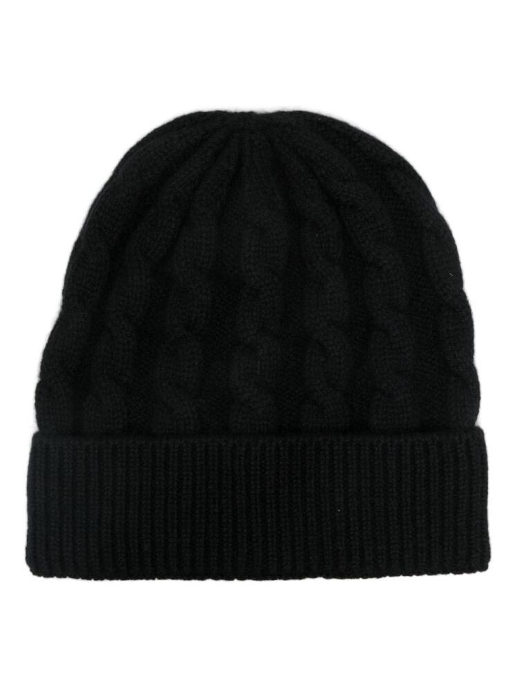 Lady Anne James beanie hat - Black Cover