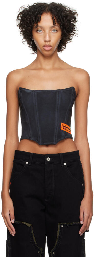 Heron Preston Black Washed Tank Top Cover