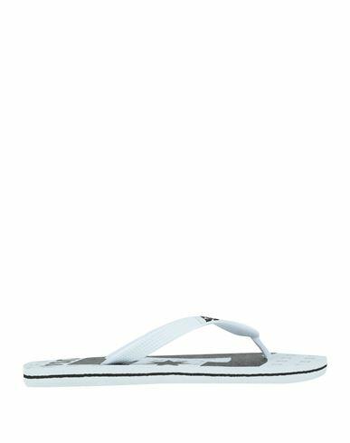 Dc Shoes Man Thong sandal White Rubber Cover