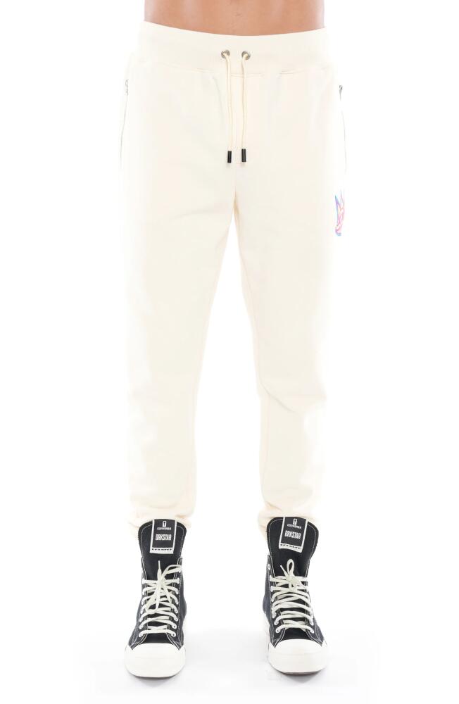 Cult of Individuality Cotton French Terry Sweatpants in Winter White Cover