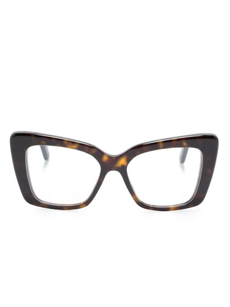 Balenciaga Eyewear cat-eye frame glasses - Brown Cover