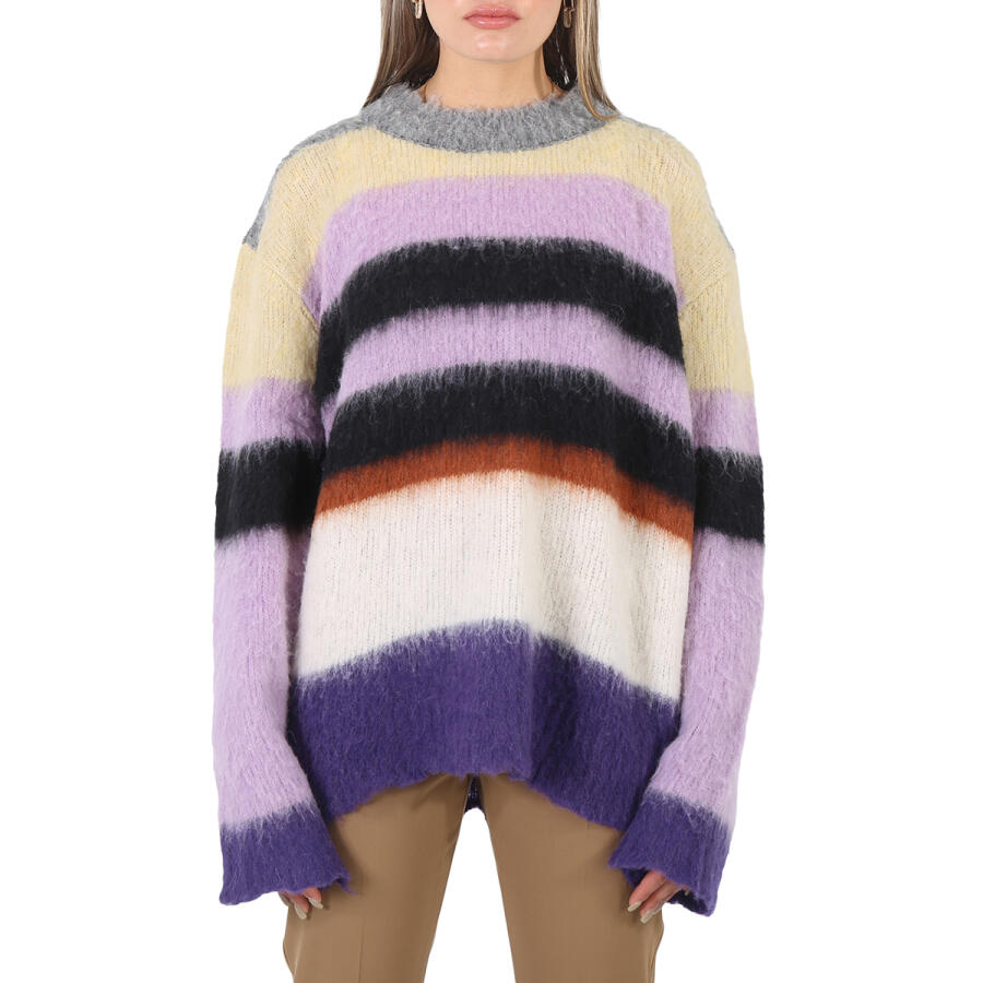 Marc Jacobs Ladies Horizontal-stripe Pattern Long-sleeve Jumper Cover