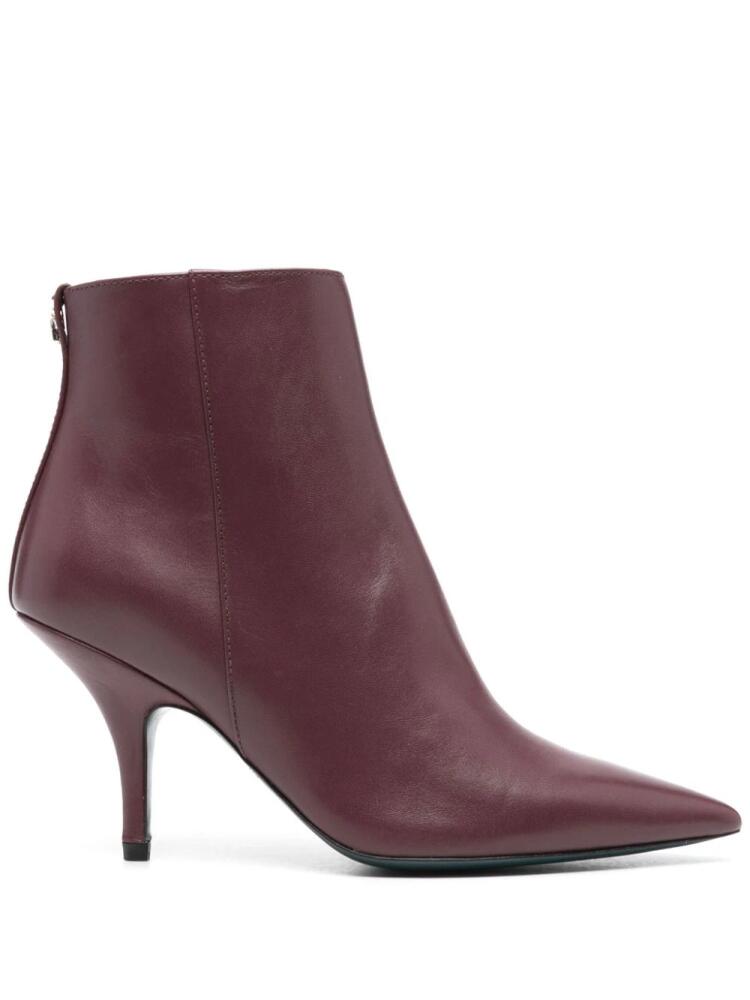 Patrizia Pepe 90mm leather ankle boots - Red Cover