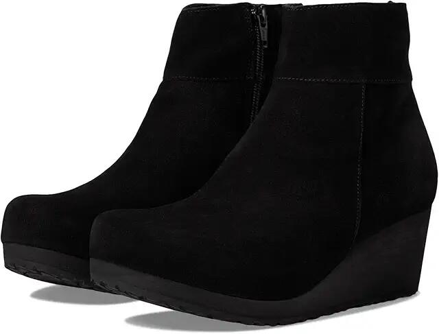 Birkenstock Papillio by Birkenstock Ebba Wedge Bootie (Black) Women's Boots Cover