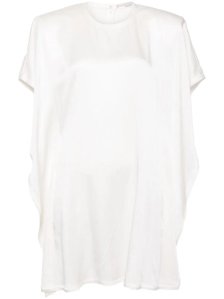 Stella McCartney drape sleeve mini dress - Neutrals Cover