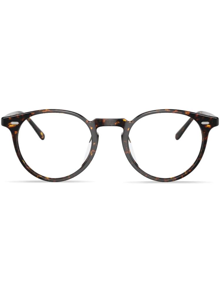 Oliver Peoples N.02 round-frame glasses - Green Cover