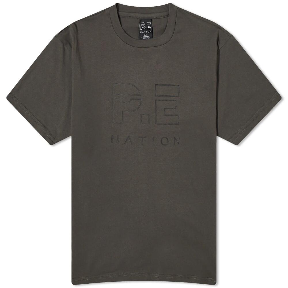 P.E Nation Women's Heads Up T-Shirt in Dark Shadow Cover