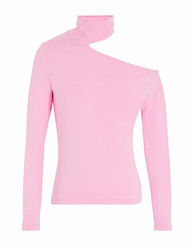 8 By Yoox Viscose Cut-out L/sleeve Top Woman T-shirt Pink Viscose, Elastane Cover