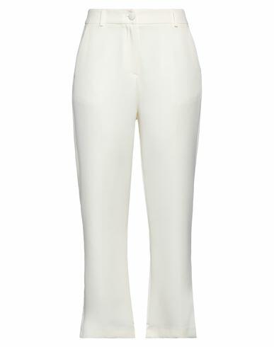 Rebel Queen Woman Pants Cream Polyester, Elastane Cover