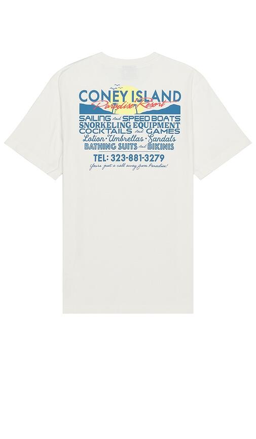 Coney Island Picnic Resort Tee in White Cover