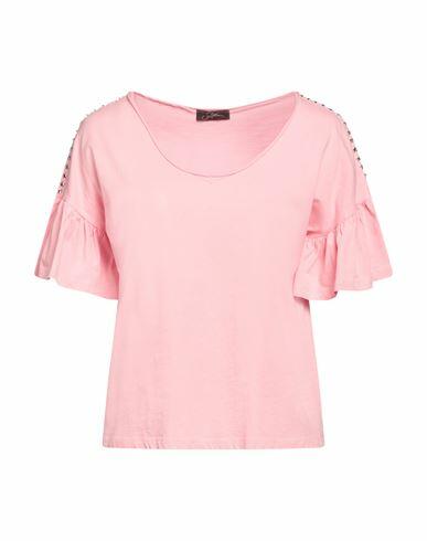 Soallure Woman T-shirt Pink Cotton Cover