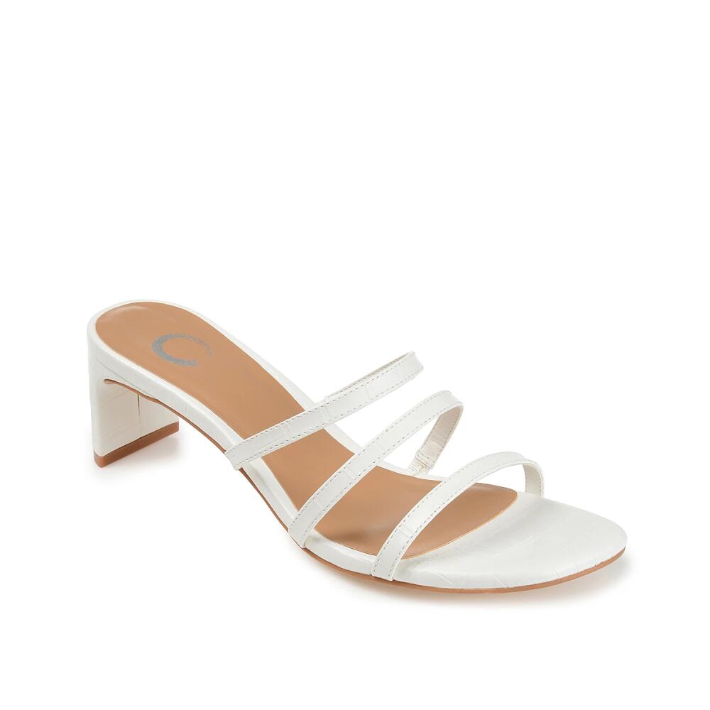 Journee Collection Hariett Slide Sandal | Women's | White Cover