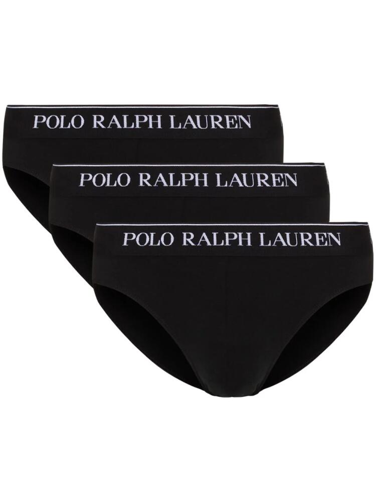 Polo Ralph Lauren pack of 3 logo waistband briefs - Black Cover