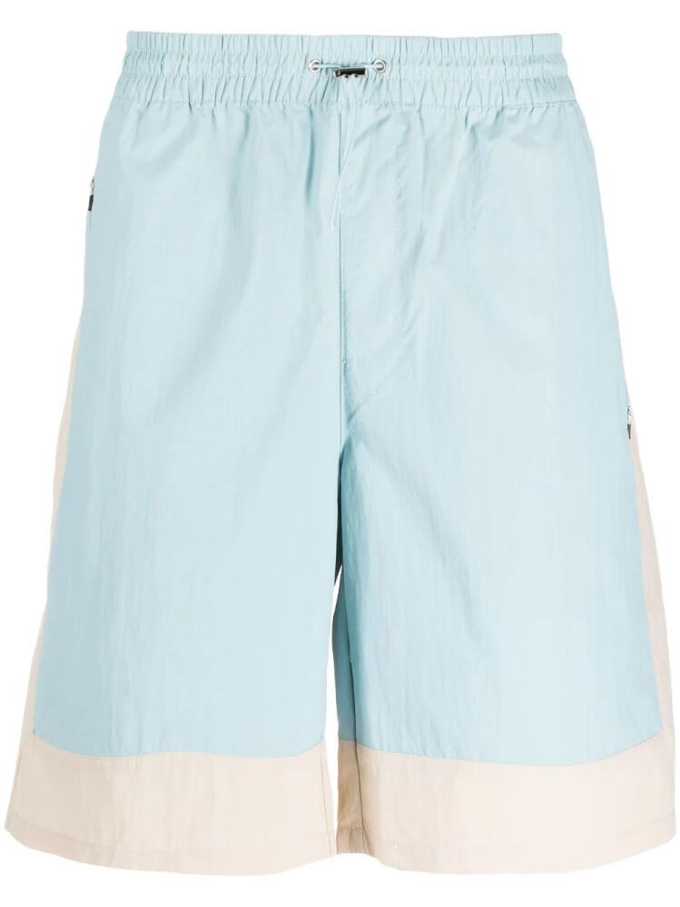 ARTE two-tone drawstring shorts - Blue Cover