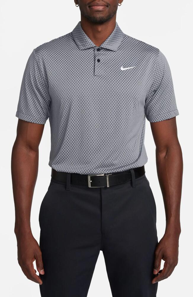 Nike Golf Dri-FIT Jacquard Golf Polo in Black/Dark Smoke Grey Cover