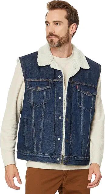 Levi's(r) Premium Sleeveless Type 3 Sherpa Vest (Oahe Tides) Men's Jacket Cover