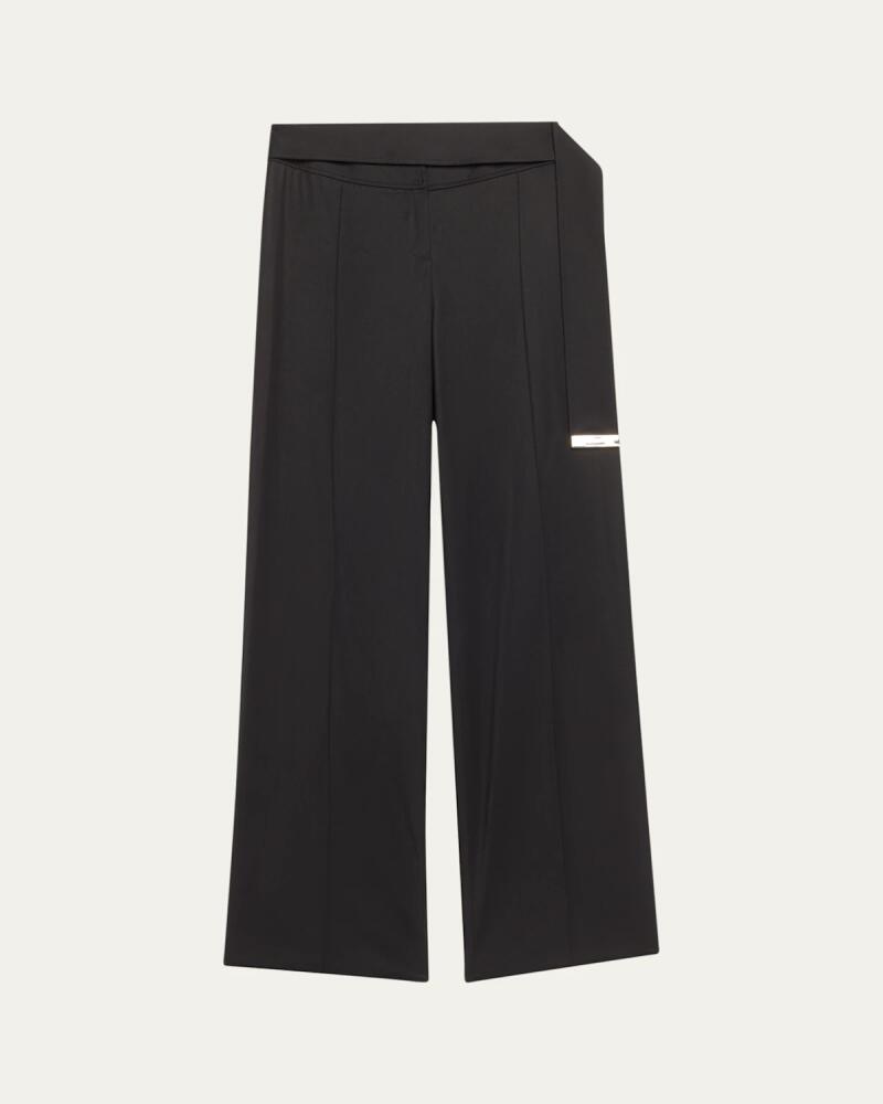 Brandon Maxwell The Ashton Belted Straight-Leg Pants Cover