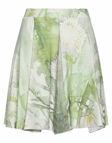 Jijil Woman Mini skirt Light green Polyester, Elastane, Polyamide Cover